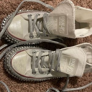 BRAND NEW!! Nan-Ku Couture studded sneakers!